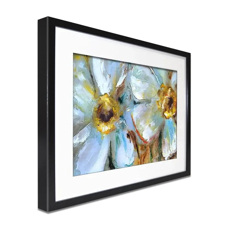 Two Daisies Framed Art Print Two Daisies Framed Art Print wall art product Ingaga / Shutterstock