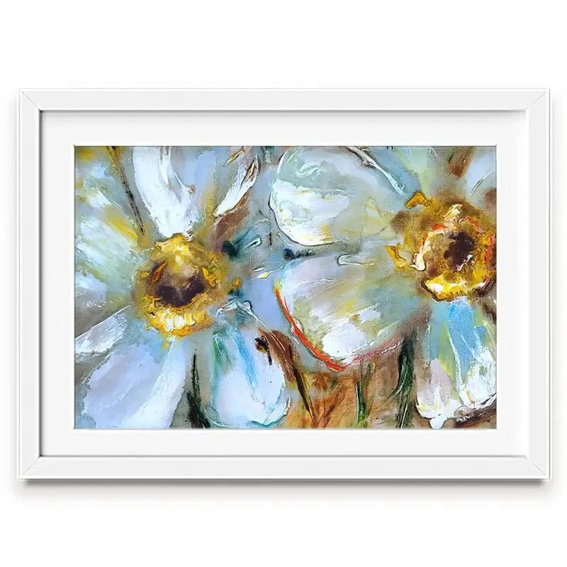Two Daisies Framed Art Print Two Daisies Framed Art Print wall art product Ingaga / Shutterstock