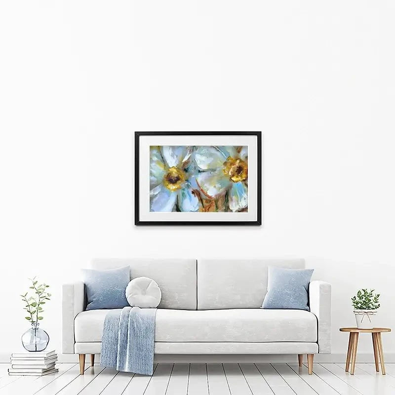 Two Daisies Framed Art Print Two Daisies Framed Art Print wall art product Ingaga / Shutterstock