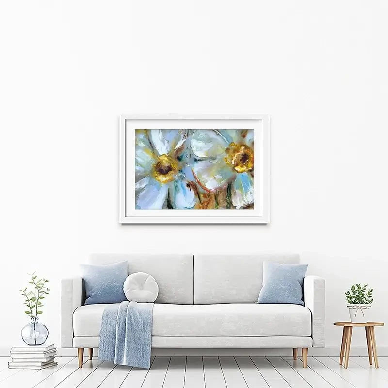 Two Daisies Framed Art Print Two Daisies Framed Art Print wall art product Ingaga / Shutterstock