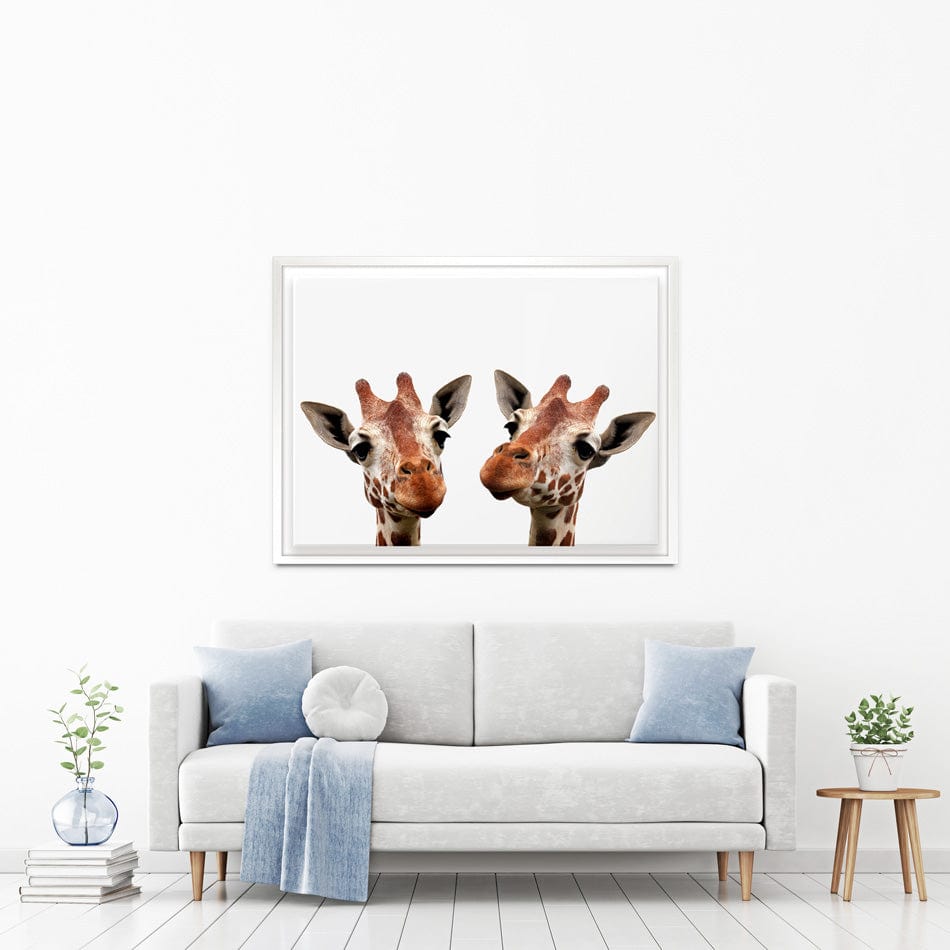 Two Giraffes Canvas Print wall art product kaczor58 / Shutterstock
