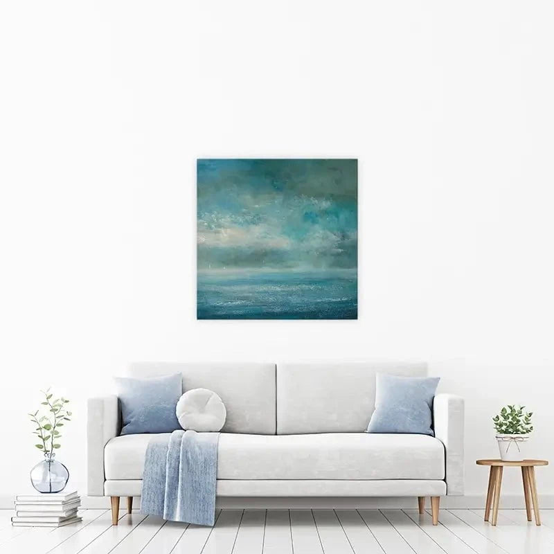 Two Yachts In The Blue Canvas Print Two Yachts In The Blue Canvas Print wall art product Craig Askew