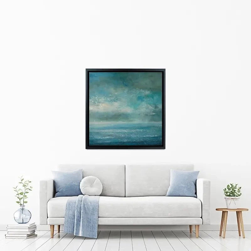 Two Yachts In The Blue Canvas Print Two Yachts In The Blue Canvas Print wall art product Craig Askew