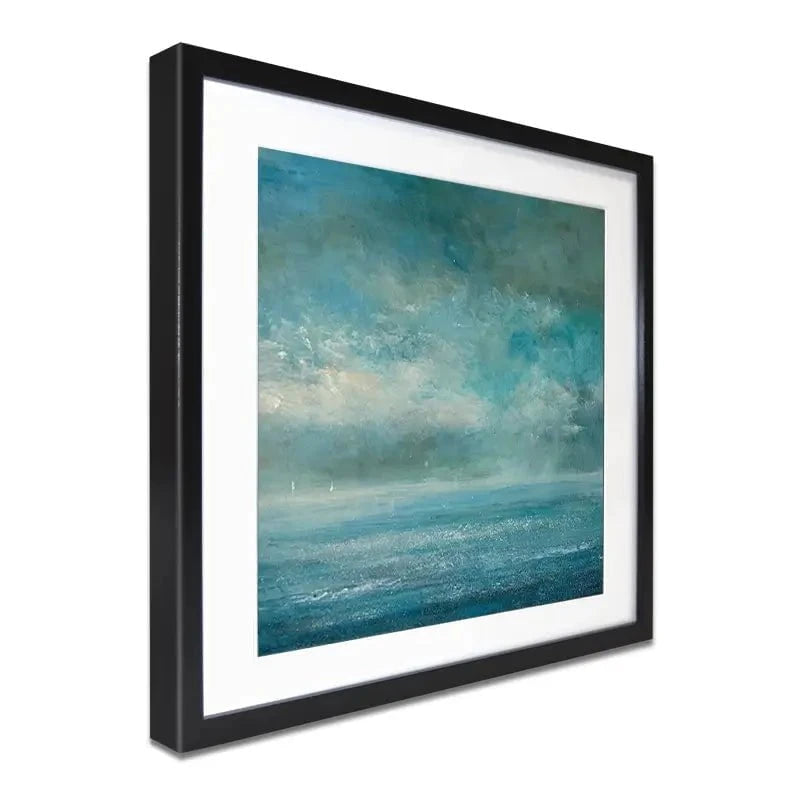 Two Yachts In The Blue Framed Art Print Two Yachts In The Blue Framed Art Print wall art product Craig Askew