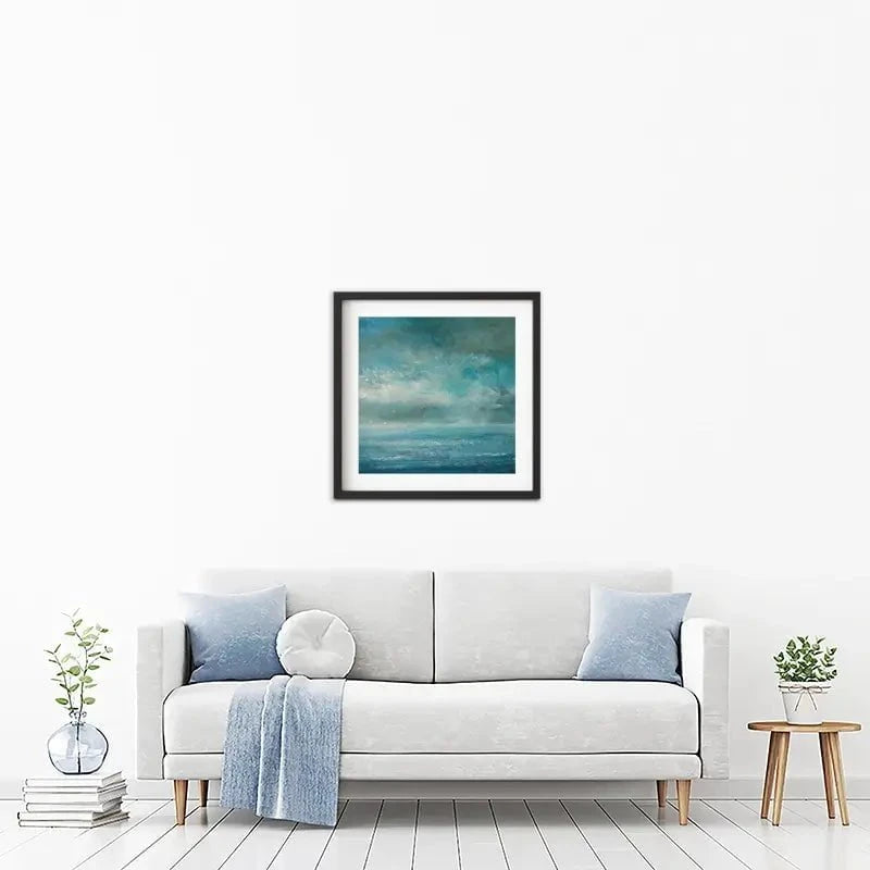 Two Yachts In The Blue Framed Art Print Two Yachts In The Blue Framed Art Print wall art product Craig Askew