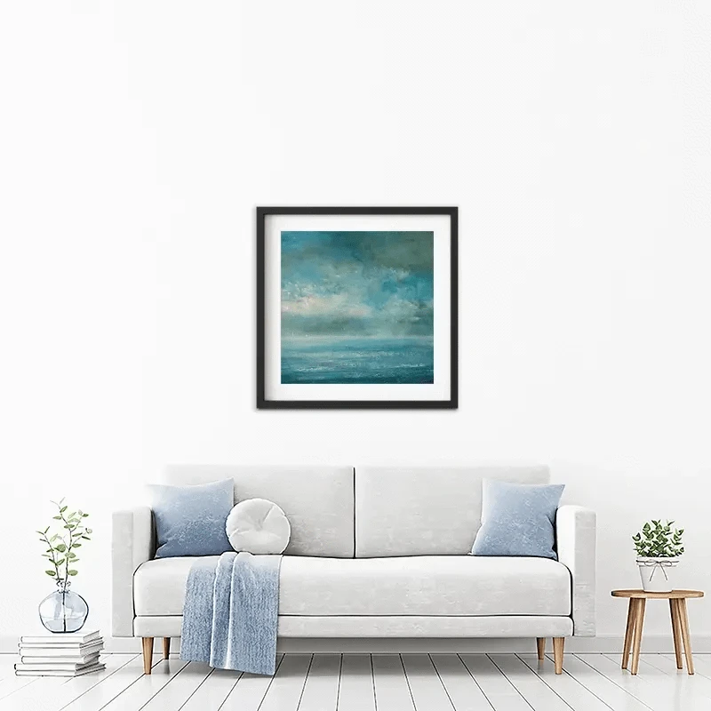Two Yachts In The Blue Framed Art Print Two Yachts In The Blue Framed Art Print wall art product Craig Askew