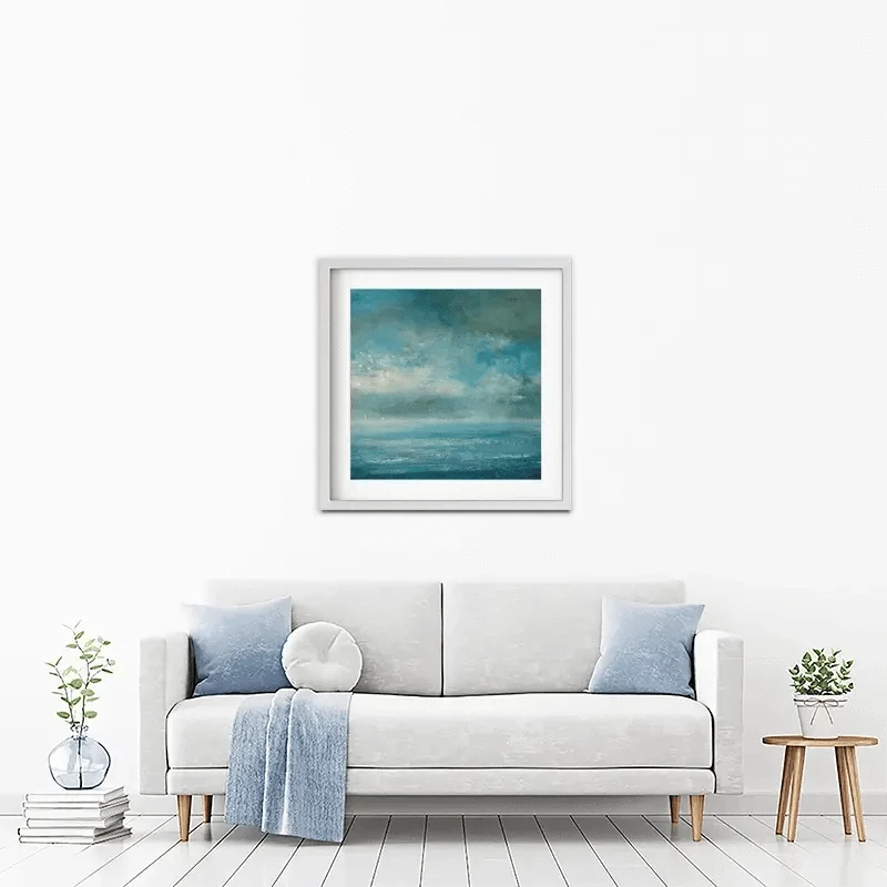Two Yachts In The Blue Framed Art Print Two Yachts In The Blue Framed Art Print wall art product Craig Askew