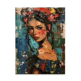 Ukranian Girl Canvas Print Ukranian Girl Canvas Print wall art product Elena Avanesova