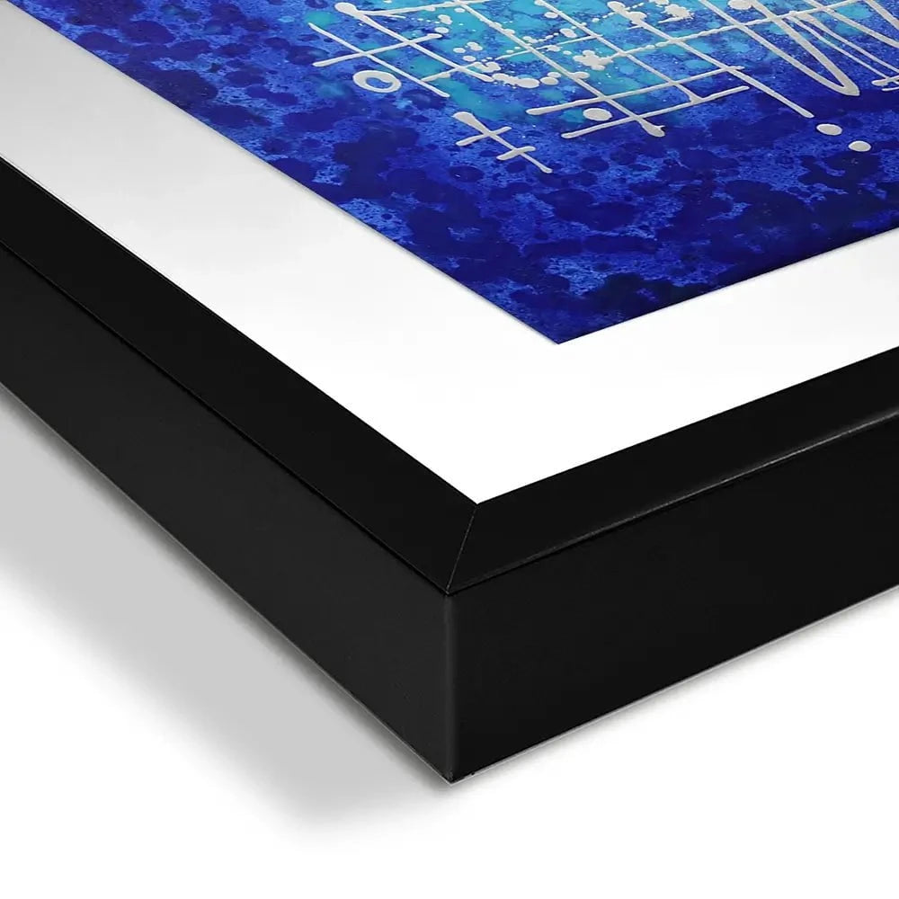 Ultramarine Framed Art Print Ultramarine Framed Art Print wall art product Maria Moretti