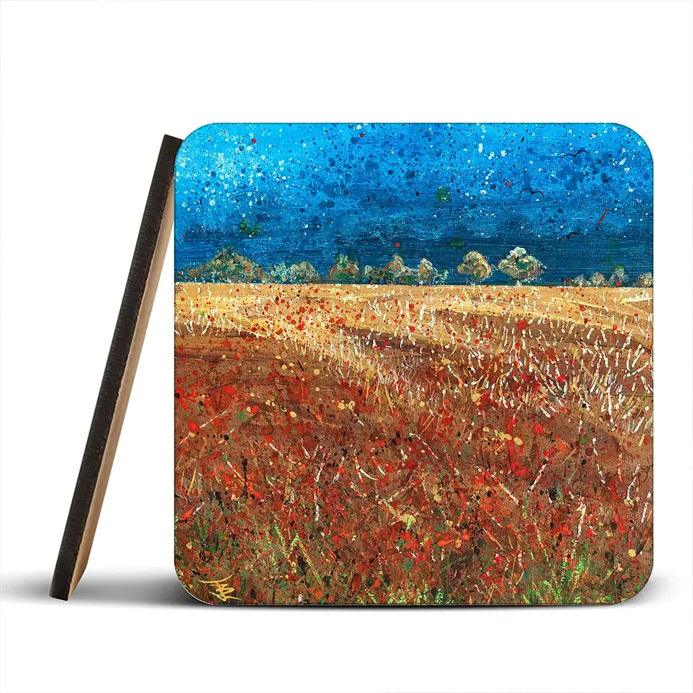 Under Laeden Skies Coaster Set Under Laeden Skies Coaster Set wall art product Jane Brookshaw