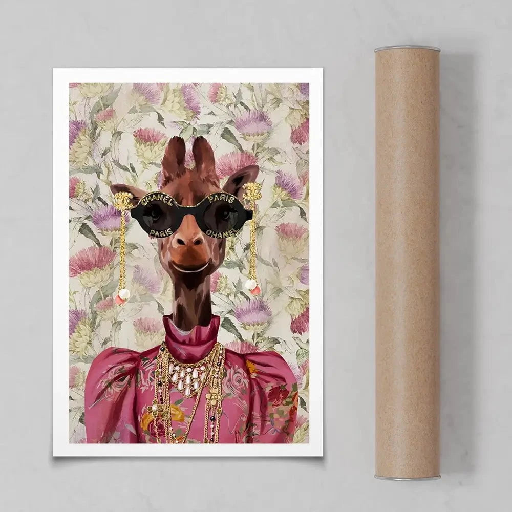 Upmarket Giraffe Art Print Upmarket Giraffe Art Print wall art product Svetlana Aleynikova