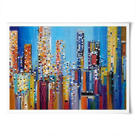 Urban Core Art Print Urban Core Art Print wall art product Ekaterina Ermilkina