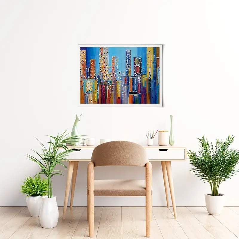 Urban Core Art Print Urban Core Art Print wall art product Ekaterina Ermilkina