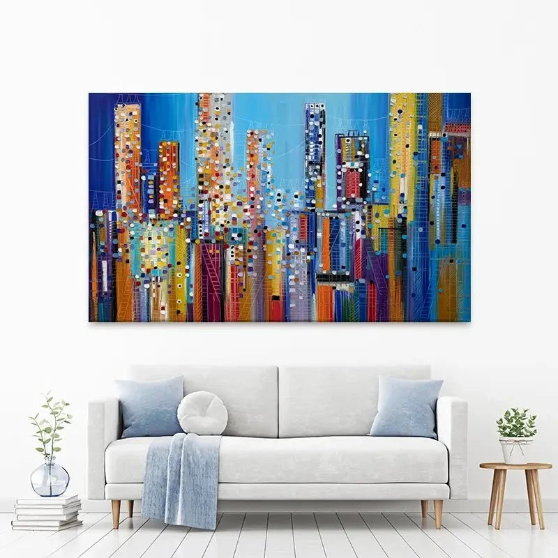 Urban Core Canvas Print Urban Core Canvas Print wall art product Ekaterina Ermilkina