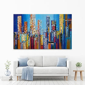 Urban Core Canvas Print Urban Core Canvas Print wall art product Ekaterina Ermilkina