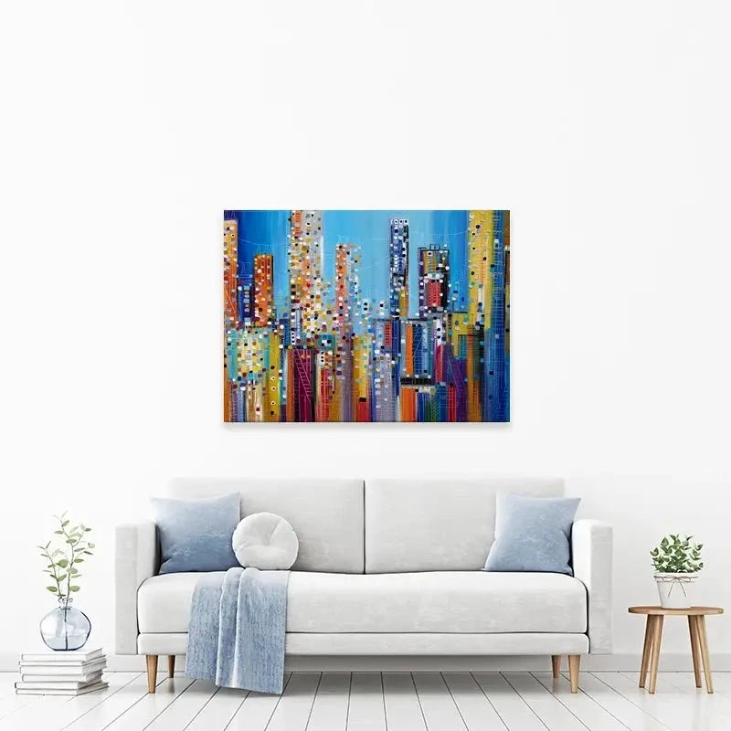 Urban Core Canvas Print Urban Core Canvas Print wall art product Ekaterina Ermilkina