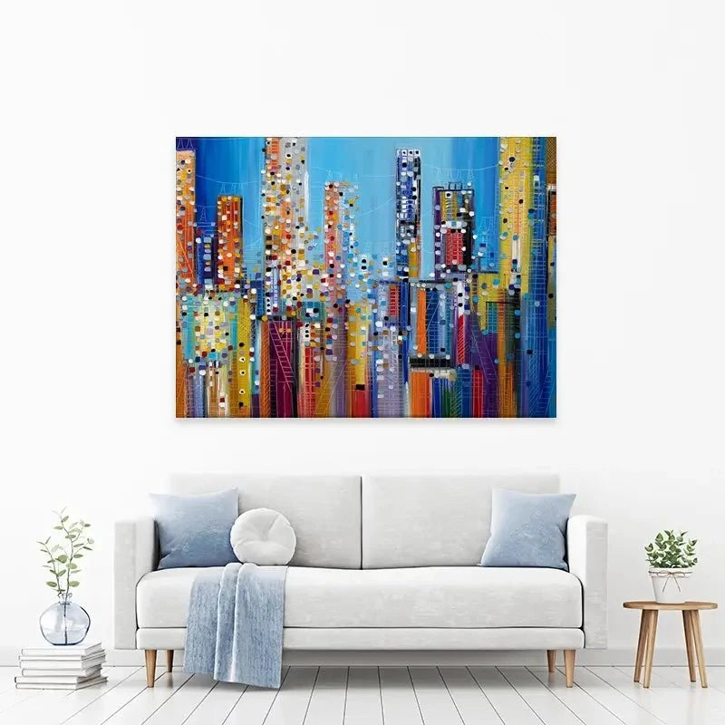 Urban Core Canvas Print Urban Core Canvas Print wall art product Ekaterina Ermilkina