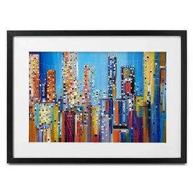 Urban Core Framed Art Print Urban Core Framed Art Print wall art product Ekaterina Ermilkina
