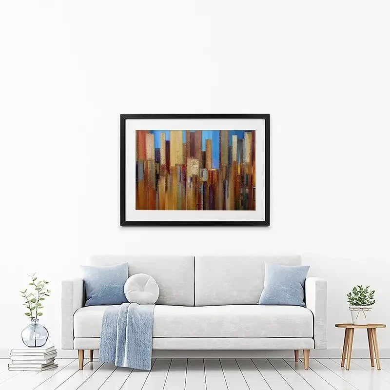 Urban Empire Framed Art Print Urban Empire Framed Art Print wall art product Ekaterina Ermilkina