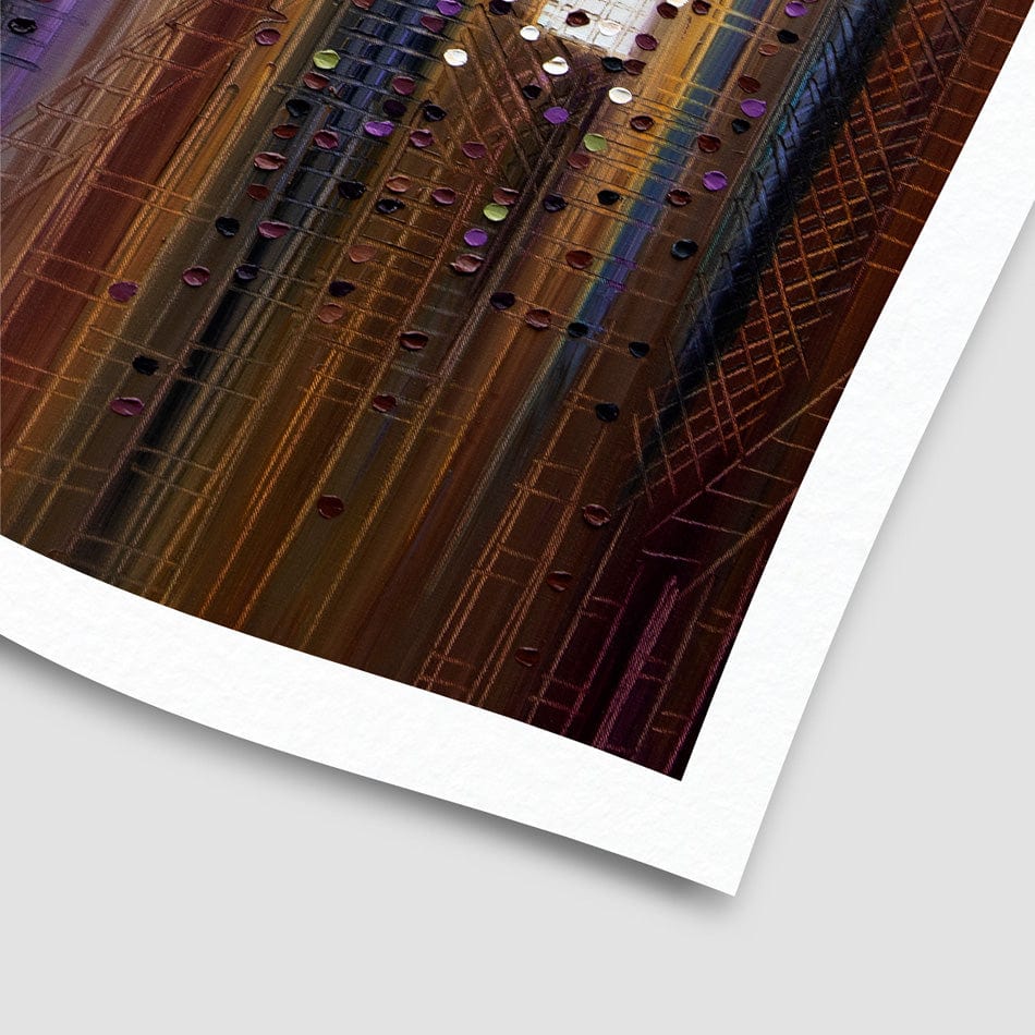 Urban Skyline Art Print wall art product Ekaterina Ermilkina / Independent