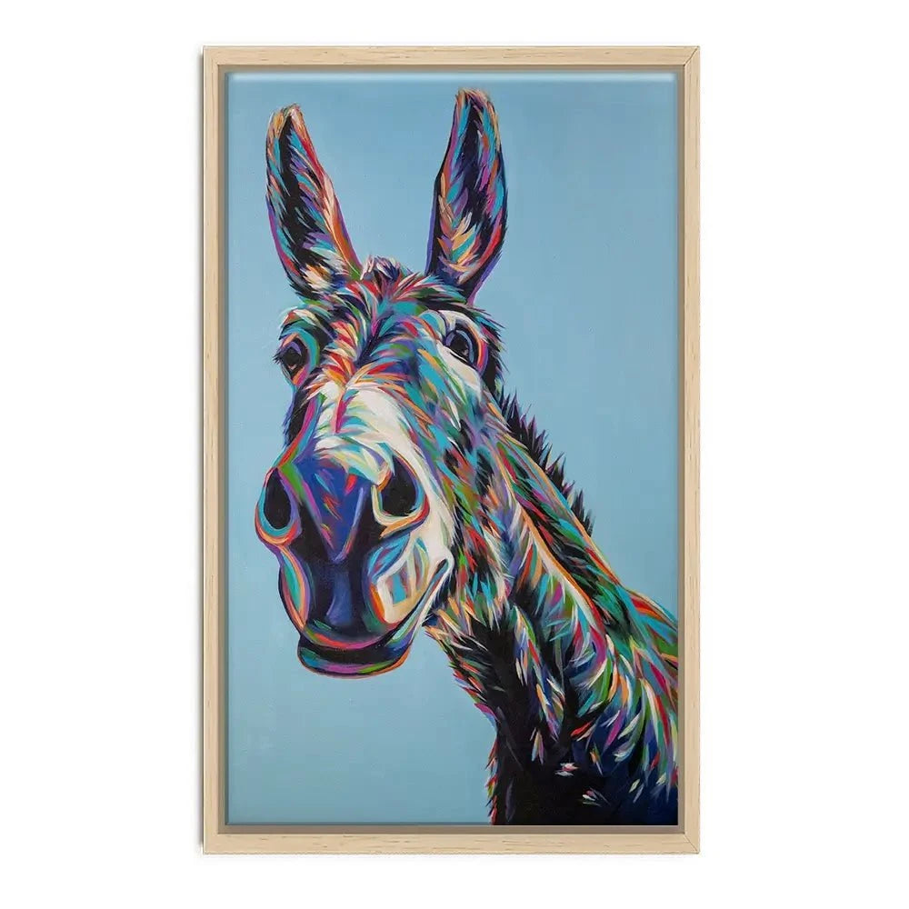Valentine The Donkey Canvas Print Valentine The Donkey Canvas Print wall art product Carolee Vitaletti