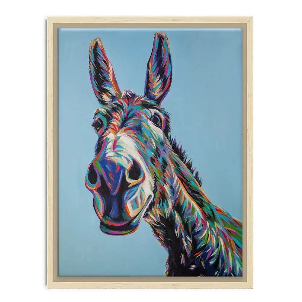 Valentine The Donkey Canvas Print Valentine The Donkey Canvas Print wall art product Carolee Vitaletti