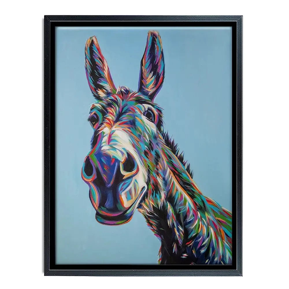Valentine The Donkey Canvas Print Valentine The Donkey Canvas Print wall art product Carolee Vitaletti