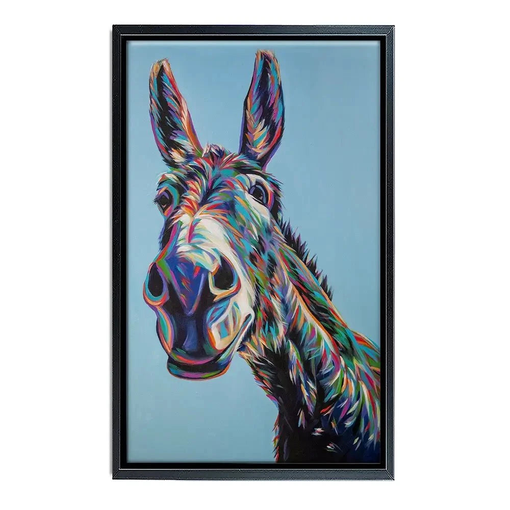 Valentine The Donkey Canvas Print Valentine The Donkey Canvas Print wall art product Carolee Vitaletti