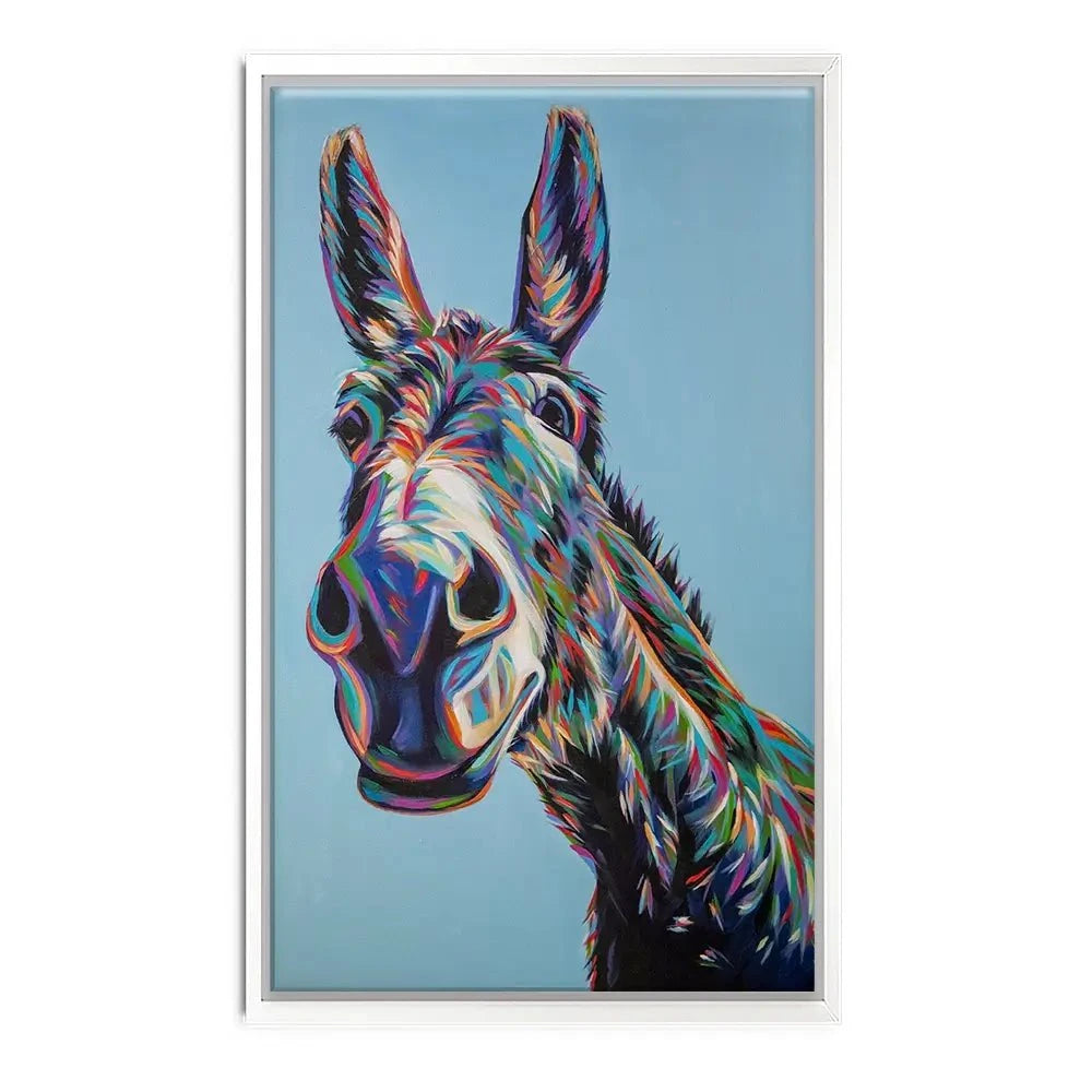 Valentine The Donkey Canvas Print Valentine The Donkey Canvas Print wall art product Carolee Vitaletti