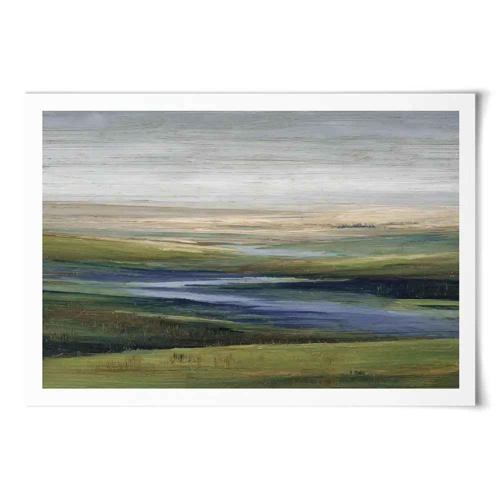 Valley Abstract Art Print Valley Abstract Art Print wall art product Petal Prints Design - Independent