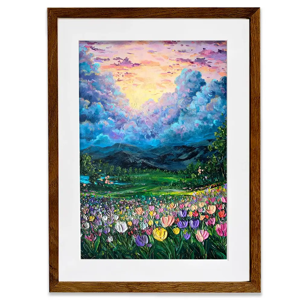 Valley Of Dreams Framed Art Print Valley Of Dreams Framed Art Print wall art product Nada Khatib
