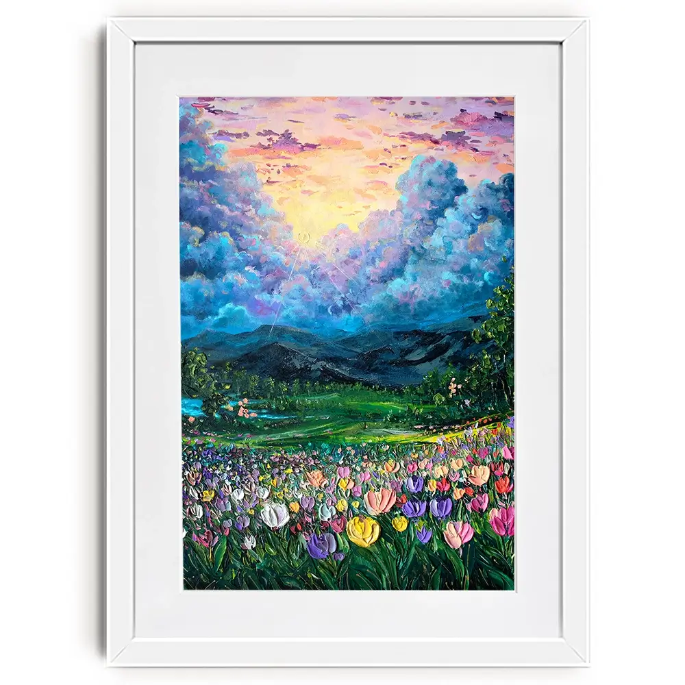 Valley Of Dreams Framed Art Print Valley Of Dreams Framed Art Print wall art product Nada Khatib