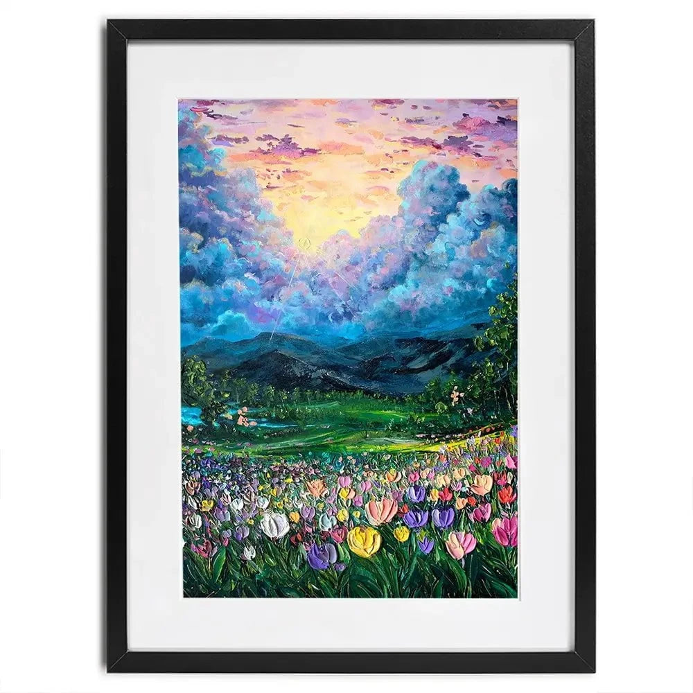 Valley Of Dreams Framed Art Print Valley Of Dreams Framed Art Print wall art product Nada Khatib