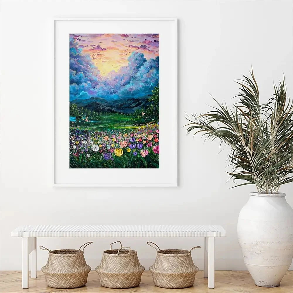 Valley Of Dreams Framed Art Print Valley Of Dreams Framed Art Print wall art product Nada Khatib