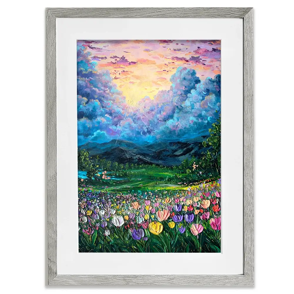 Valley Of Dreams Framed Art Print Valley Of Dreams Framed Art Print wall art product Nada Khatib