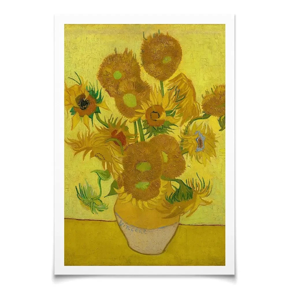 Vase Of Sunflowers Art Print Vase Of Sunflowers Art Print wall art product Vincent Van Gogh