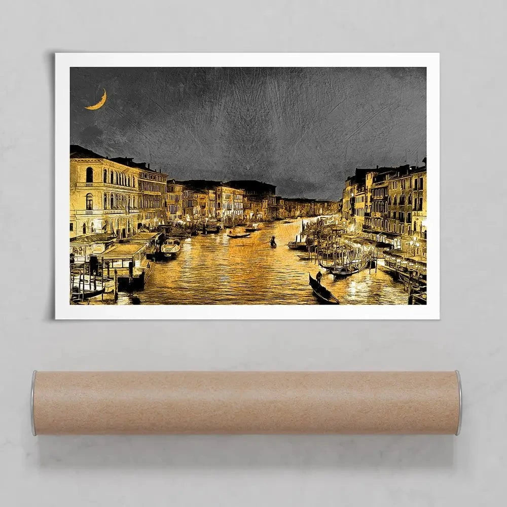 Venice Glow Art Print Venice Glow Art Print wall art product Mohammadreza Zeidabadi / Shutterstock
