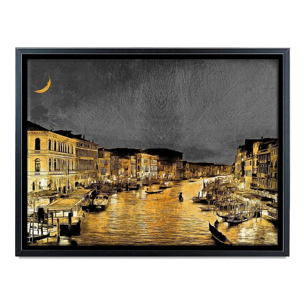 Venice Glow Canvas Print Venice Glow Canvas Print wall art product Mohammadreza Zeidabadi / Shutterstock