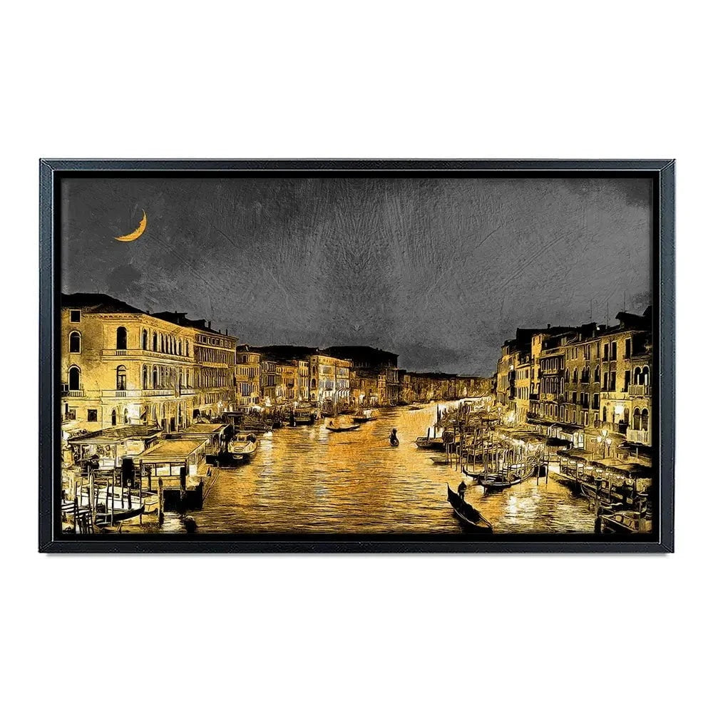 Venice Glow Canvas Print Venice Glow Canvas Print wall art product Mohammadreza Zeidabadi / Shutterstock