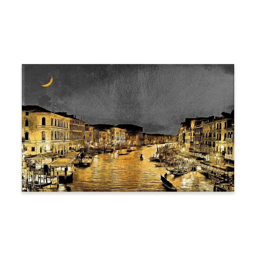 Venice Glow Canvas Print Venice Glow Canvas Print wall art product Mohammadreza Zeidabadi / Shutterstock