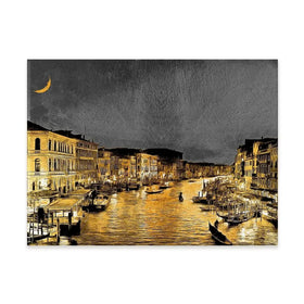 Venice Glow Canvas Print Venice Glow Canvas Print wall art product Mohammadreza Zeidabadi / Shutterstock