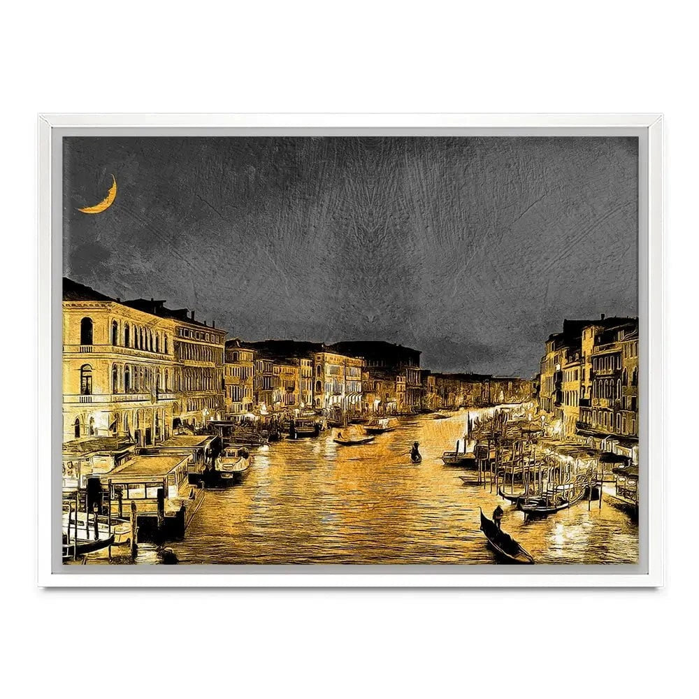 Venice Glow Canvas Print Venice Glow Canvas Print wall art product Mohammadreza Zeidabadi / Shutterstock