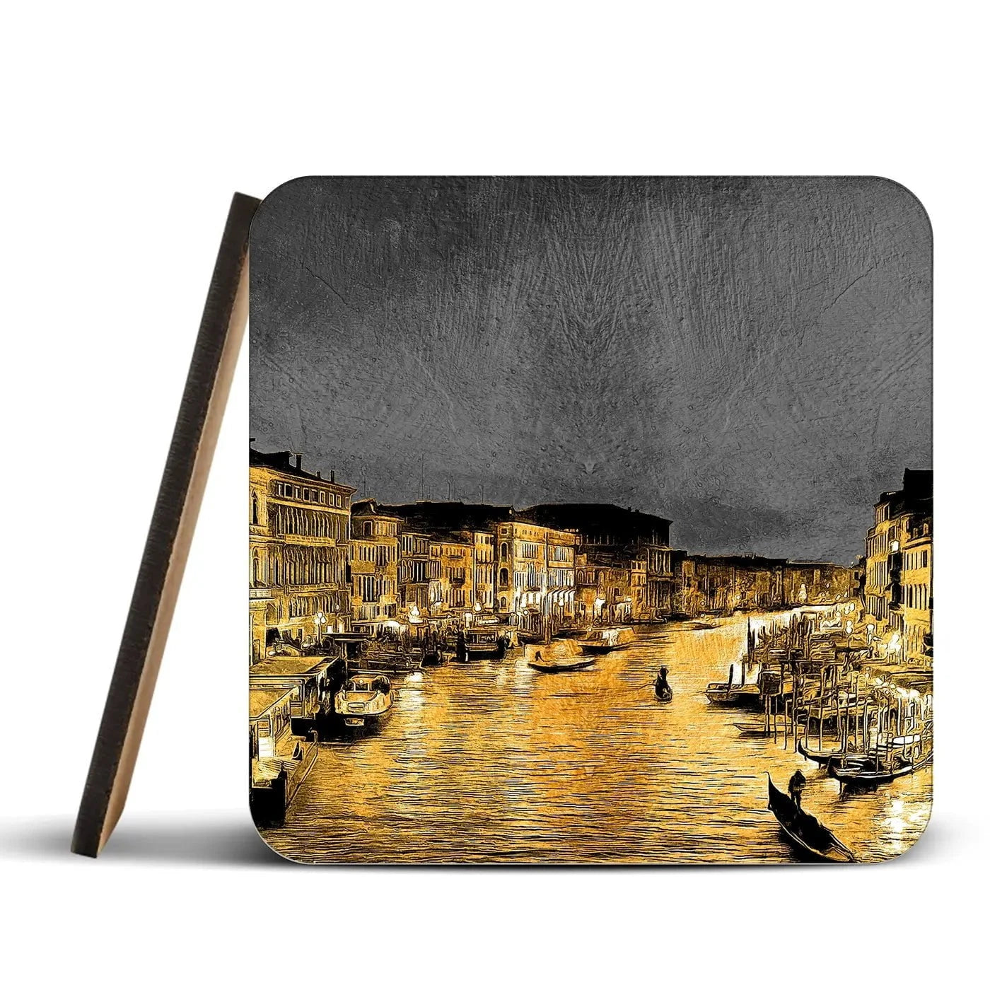 Venice Glow Coaster Set Rainbow Soul Tree Coaster Set | Rainbow Soul Tree Art Coasters wall art product Mohammadreza Zeidabadi / Shutterstock