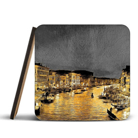 Venice Glow Coaster Set Rainbow Soul Tree Coaster Set | Rainbow Soul Tree Art Coasters wall art product Mohammadreza Zeidabadi / Shutterstock