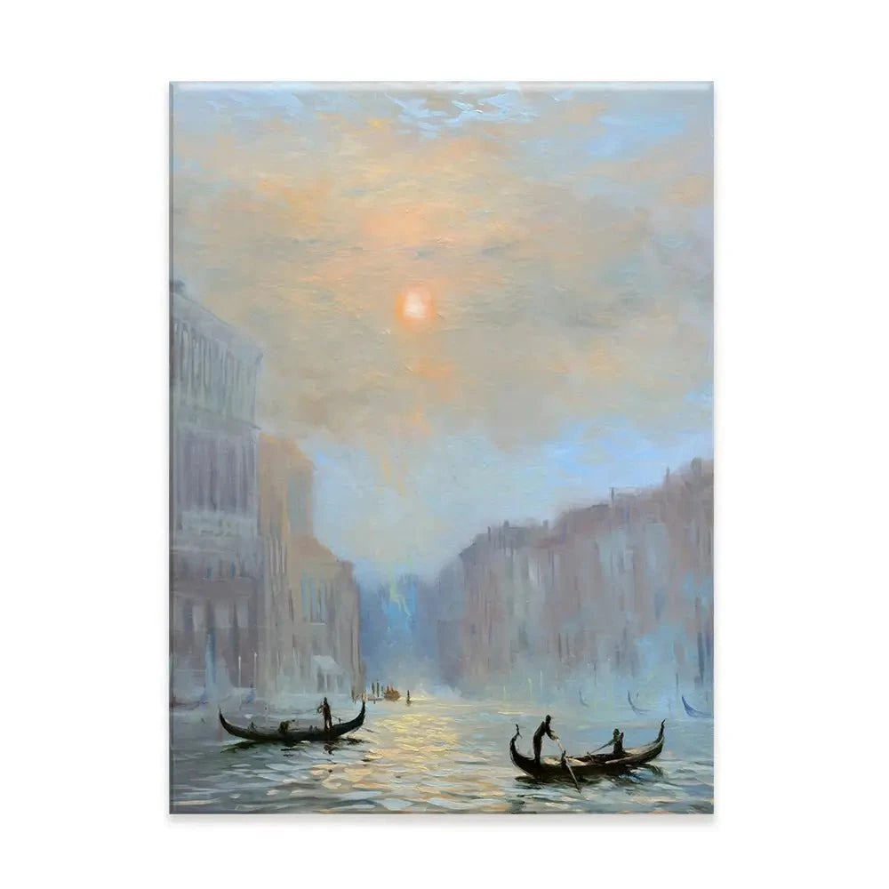 Venice Morning Mist Canvas Print Venice Morning Mist Canvas Print wall art product Chuck Larivey
