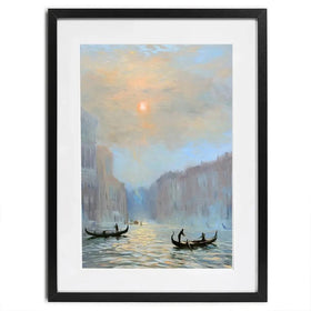 Venice Morning Mist Framed Art Print Venice Morning Mist Framed Art Print wall art product Chuck Larivey