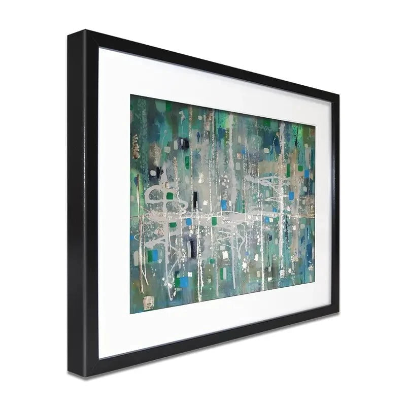 Vert Framed Art Print Vert Framed Art Print wall art product Maria Moretti