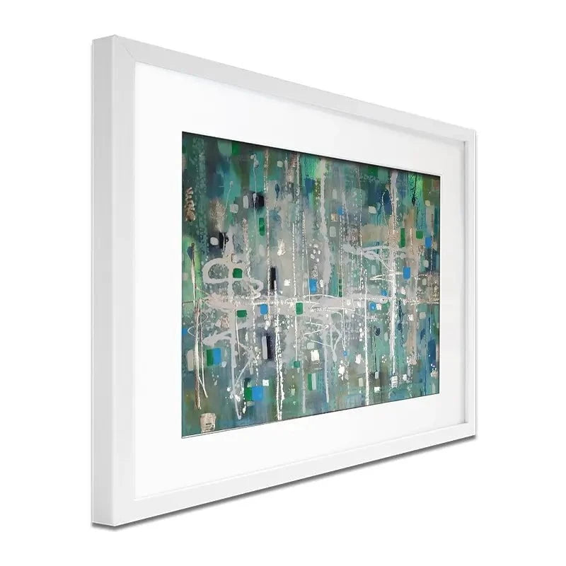 Vert Framed Art Print Vert Framed Art Print wall art product Maria Moretti