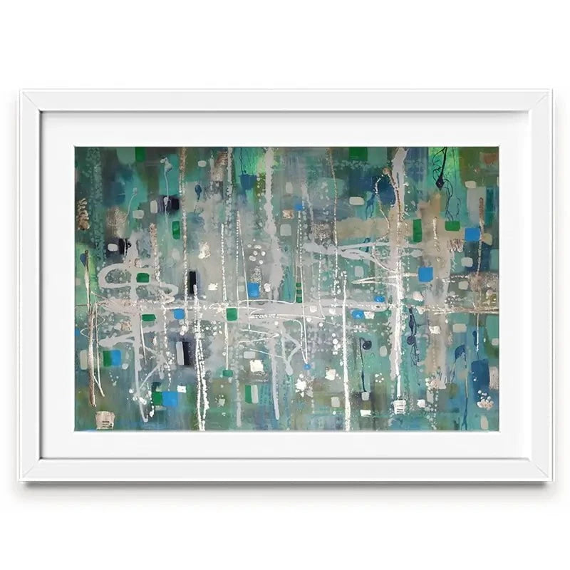 Vert Framed Art Print Vert Framed Art Print wall art product Maria Moretti