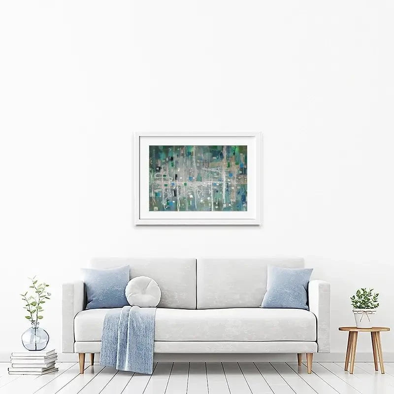 Vert Framed Art Print Vert Framed Art Print wall art product Maria Moretti